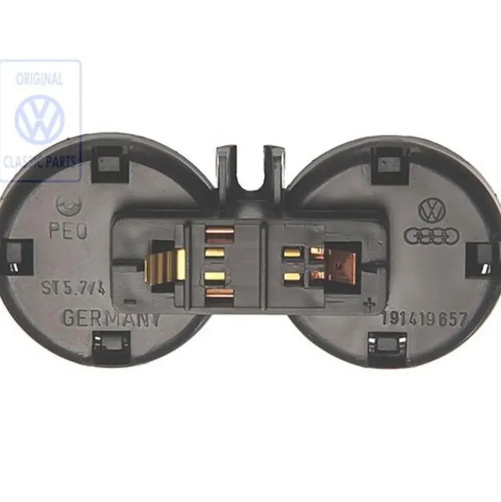 Bouton de klaxon sur volant de direction Noir - 171-419-657-01c