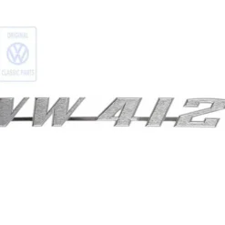 415 853 687 B : - side window - Schriftzug VW 412