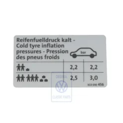 3C0 010 456 : - Kennschild