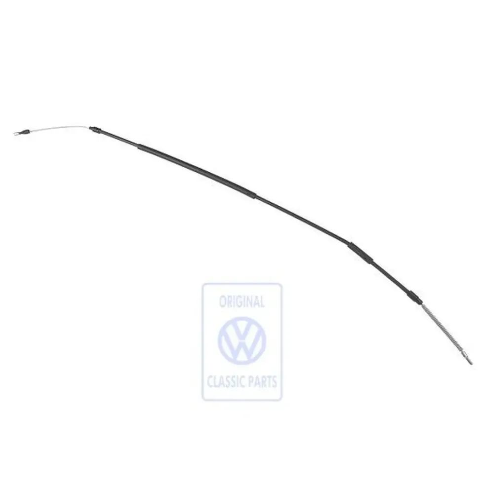 251 609 701 E : Câble de frein à main gauche pour Transporter Syncro - Roues 16"