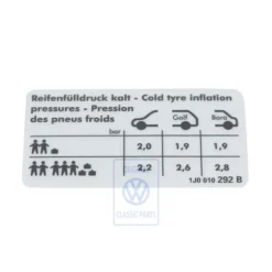1J0 010 292 B : - Kennschild