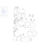 701 070 400 L : Rideau pour VW Camper