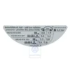 6N0 010 281 K : sticker - Kennschild